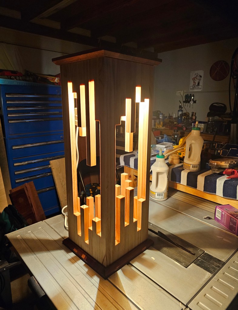 Laminated Hardwood Lamp
